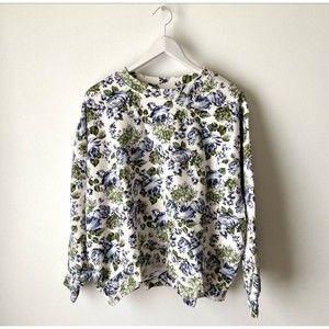 New Levis Women's Pai Crewneck Sweatshirt Lynn Floral Plein Air Size SMALL